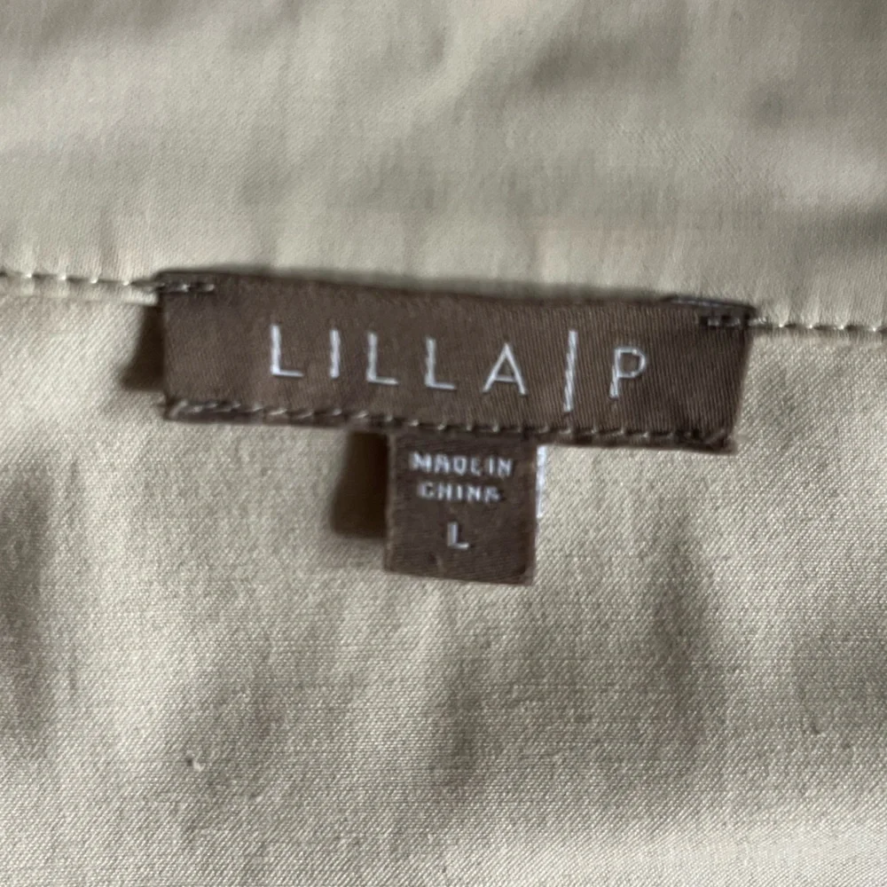 ๐ฟ LILLA P Beige Lightweight Spring/Summer Jacket โ Size L - Picture 8 of 12